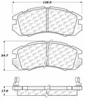 Centric 103.04700 Disc Brake Pad Set - Front - view 5