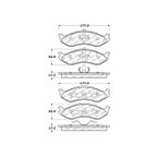 Centric 103.04770 Disc Brake Pad Set - Front - view 6