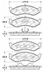 Centric 103.04770 Disc Brake Pad Set - Front - view 5