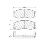 Centric 103.04840 Disc Brake Pad Set - Front - view 6
