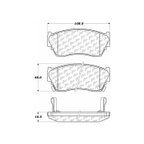 Centric 103.05100 Disc Brake Pad Set - Front or Rear - view 6