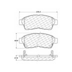 Centric 103.05620 Disc Brake Pad Set - Front - view 6