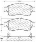 Centric 103.05620 Disc Brake Pad Set - Front - view 5