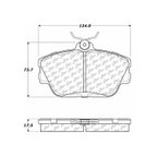 Centric 103.05980 Disc Brake Pad Set - Front - view 6