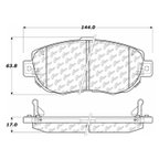 Centric 103.06190 Disc Brake Pad Set - Front - view 6