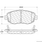 Centric 103.06190 Disc Brake Pad Set - Front - view 1