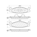 Centric 103.06320 Disc Brake Pad Set - Front - view 6