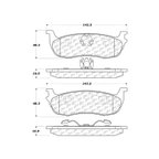 Centric 103.07110 Disc Brake Pad Set - Rear - view 6