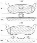 Centric 103.07110 Disc Brake Pad Set - Rear - view 5