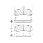 Centric 103.07140 Disc Brake Pad Set - Rear - view 6
