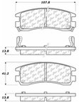 Centric 103.07140 Disc Brake Pad Set - Rear - view 5