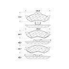Centric 103.07460 Disc Brake Pad Set - Front - view 6