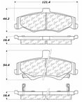 Centric 103.07500 Disc Brake Pad Set - Rear - view 5