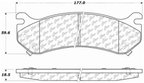 Centric 103.07850 Disc Brake Pad Set - Front or Rear - view 5