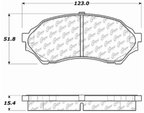 Centric 103.07980 Disc Brake Pad Set - Front - view 5