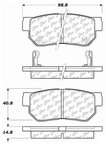 Centric 103.08130 Disc Brake Pad Set - Rear - view 5