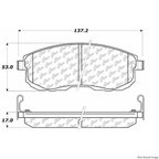 Centric 103.08150 Disc Brake Pad Set - Front - view 1