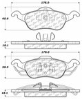 Centric 103.08160 Disc Brake Pad Set - Front - view 5