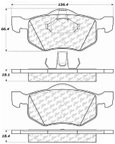 Centric 103.08430 Disc Brake Pad Set - Front - view 5