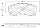 Centric 103.08660 Disc Brake Pad Set - Front - view 5