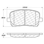 Centric 103.09230 Disc Brake Pad Set - Front - view 6
