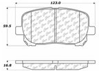 Centric 103.09230 Disc Brake Pad Set - Front - view 5