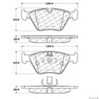 Centric 103.09460 Disc Brake Pad Set - Front - view 1