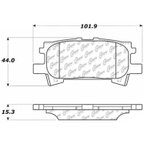 Centric 103.09960 Disc Brake Pad Set - Rear - view 6