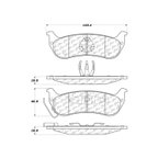 Centric 103.09980 Disc Brake Pad Set - Rear - view 6