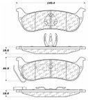 Centric 103.09980 Disc Brake Pad Set - Rear - view 5