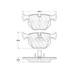 Centric 103.10420 Disc Brake Pad Set - Rear - view 6