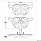 Centric 103.10420 Disc Brake Pad Set - Rear - view 1