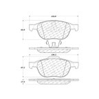 Centric 103.10440 Disc Brake Pad Set - Front - view 6