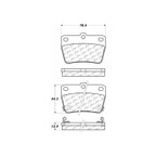 Centric 103.10510 Disc Brake Pad Set - Rear - view 6