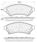 Centric 103.10750 Disc Brake Pad Set - Front - view 5