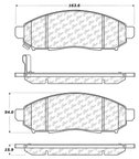 Centric 103.10940 Disc Brake Pad Set - Front - view 5