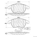 Centric 103.11070 Disc Brake Pad Set - Front - view 1