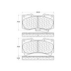 Centric 103.11190 Disc Brake Pad Set - Front - view 6