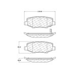 Centric 103.12740 Disc Brake Pad Set - Rear - view 6