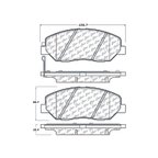 Centric 103.13840 Disc Brake Pad Set - Front - view 4
