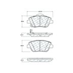 Centric 103.14440 Disc Brake Pad Set - Front - view 6