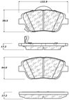 Centric 103.14440 Disc Brake Pad Set - Front - view 5