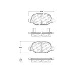 Centric 103.15690 Disc Brake Pad Set - Rear - view 5