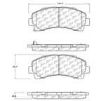 Centric 103.16770 Disc Brake Pad Set - Front - view 4