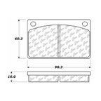 Centric 104.00430 Disc Brake Pad Set - Front - view 5