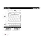 Centric 104.01010 Disc Brake Pad Set - Front - view 4