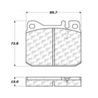Centric 104.01450 Disc Brake Pad Set - Front - view 5