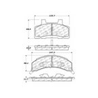 Centric 104.02150 Disc Brake Pad Set - Front - view 7