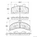 Centric 104.02150 Disc Brake Pad Set - Front - view 1
