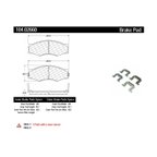 Centric 104.02660 Disc Brake Pad Set - Front - view 7